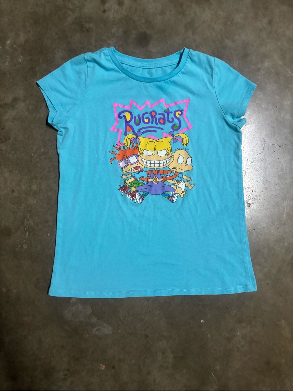 Nickelodeon Turquoise Rugrats Graphic Tee